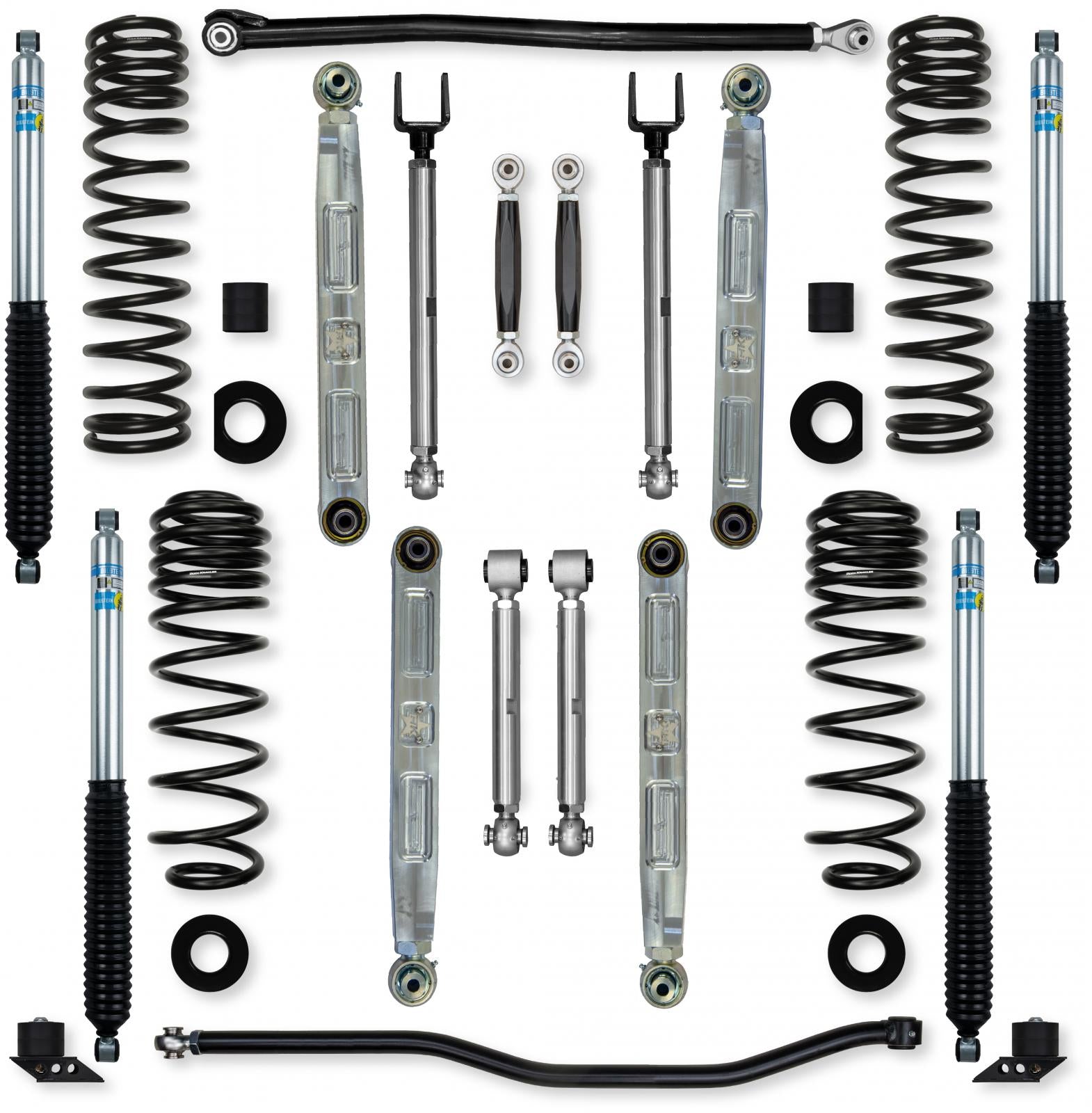 3.5 Inch X-Factor Pro Elite No Limits Mid-Arm Suspension System for Jeep Wrangler JLU 392 Hemi Models Rock Krawler-1