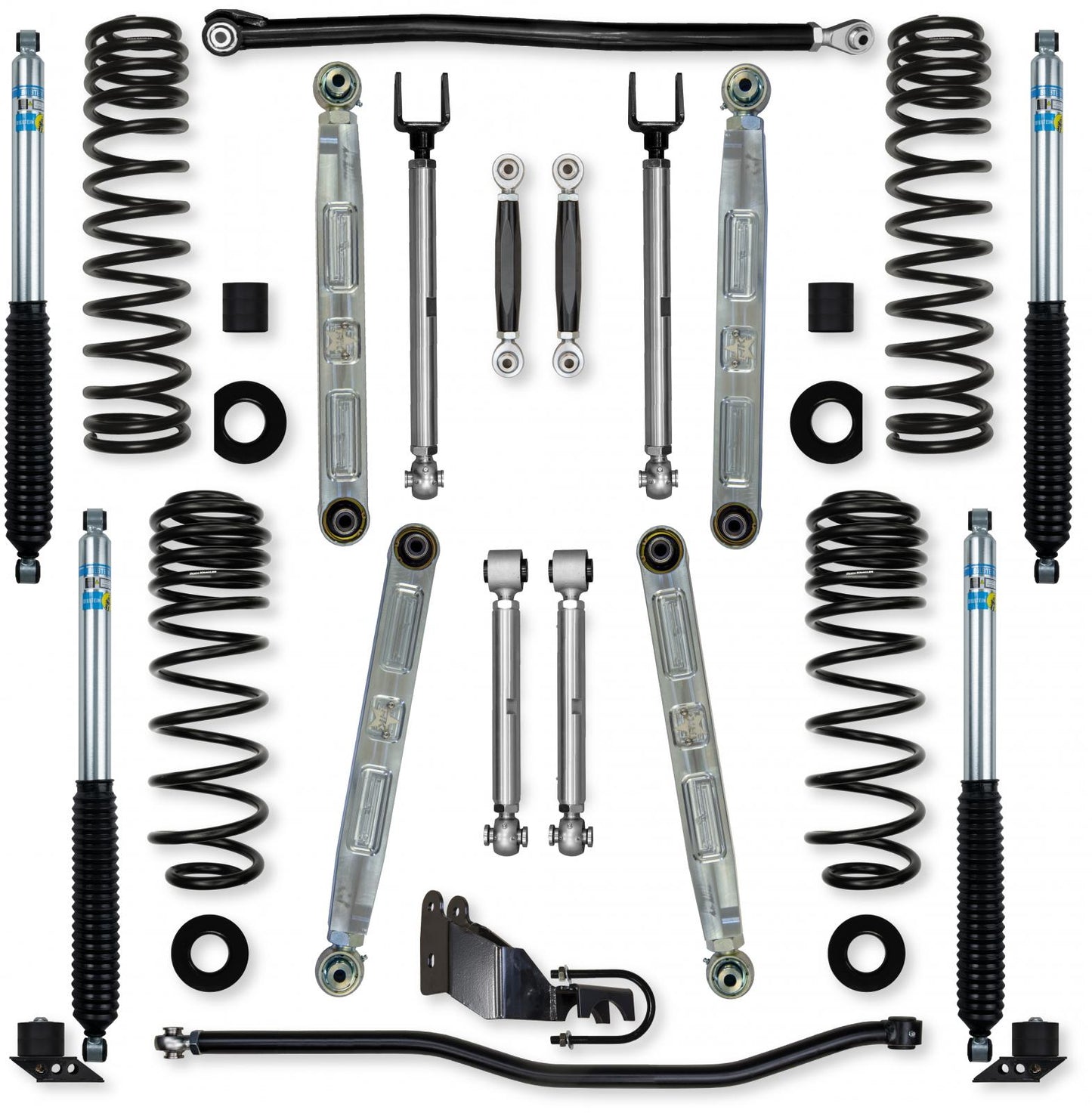 3.5 Inch X-Factor Pro Elite No Limits Mid-Arm System for Jeep Wrangler JLU Diesel Models Rock Krawler-1