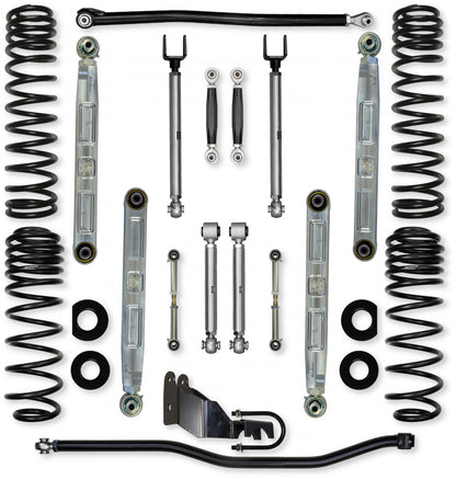 3.5 Inch X-Factor Pro Elite No Limits Mid-Arm Suspension System for Jeep Wrangler JLU 4XE Models Rock Krawler-2