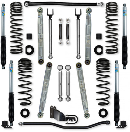 3.5 Inch X-Factor Pro Elite No Limits Mid-Arm Suspension System for Jeep Wrangler JLU 4XE Models Rock Krawler-1