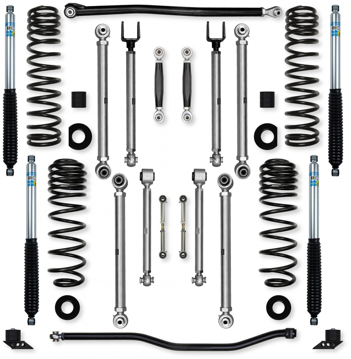 3.5 Inch X-Factor PRO No Limits Mid-Arm System for Jeep Wrangler JLU 392 Rock Krawler-1
