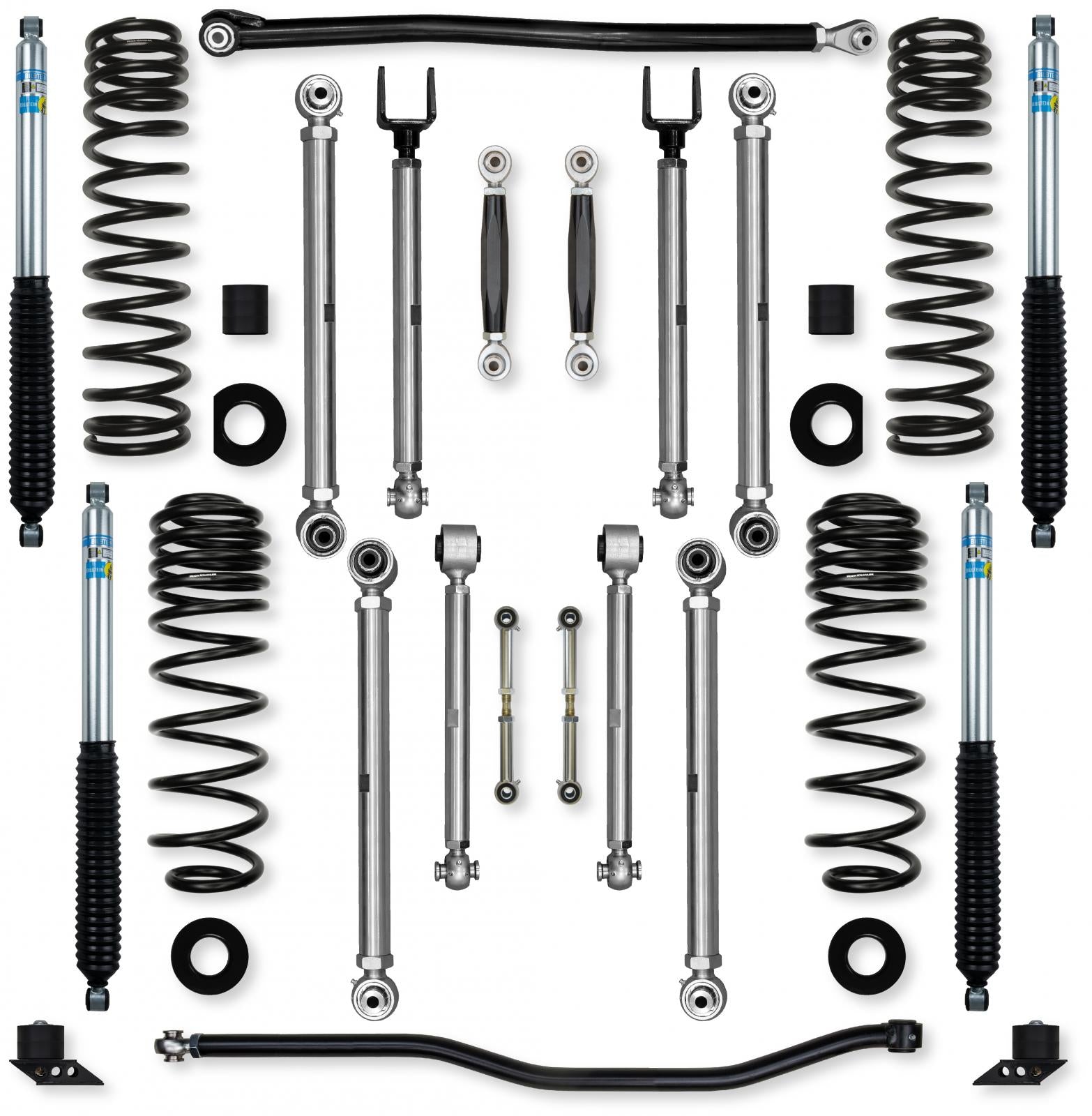 3.5 Inch X-Factor PRO No Limits Mid-Arm System for Jeep Wrangler JLU 392 Rock Krawler-1
