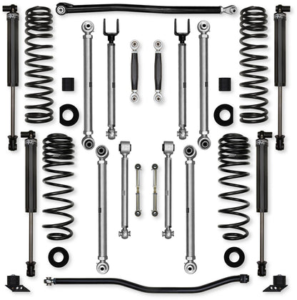 3.5 Inch X-Factor PRO No Limits Mid-Arm System for Jeep Wrangler JLU 392 Rock Krawler