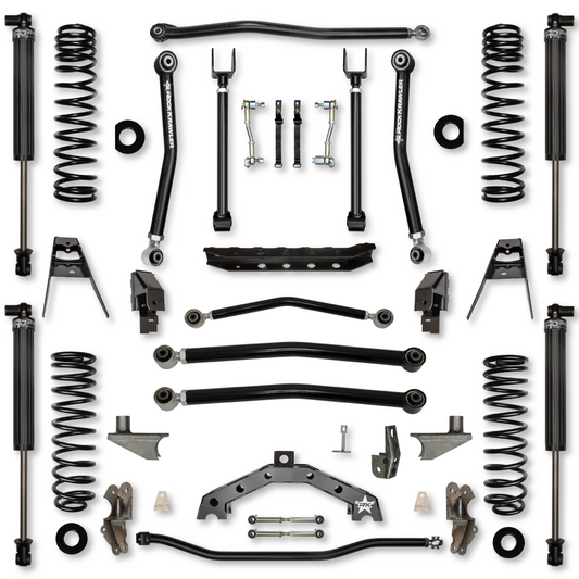 3.5 Inch T-Rex w/ 6 Inch Rear Stretch Hybrid System For Jeep Wrangler JL Rock Krawler