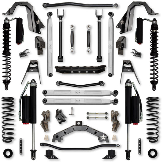 3.5 Inch T-REX Pro Elite Coilover No Limits Suspension System for Jeep Wrangler JL Gas Models Comp System Stage 2 Rock Krawler