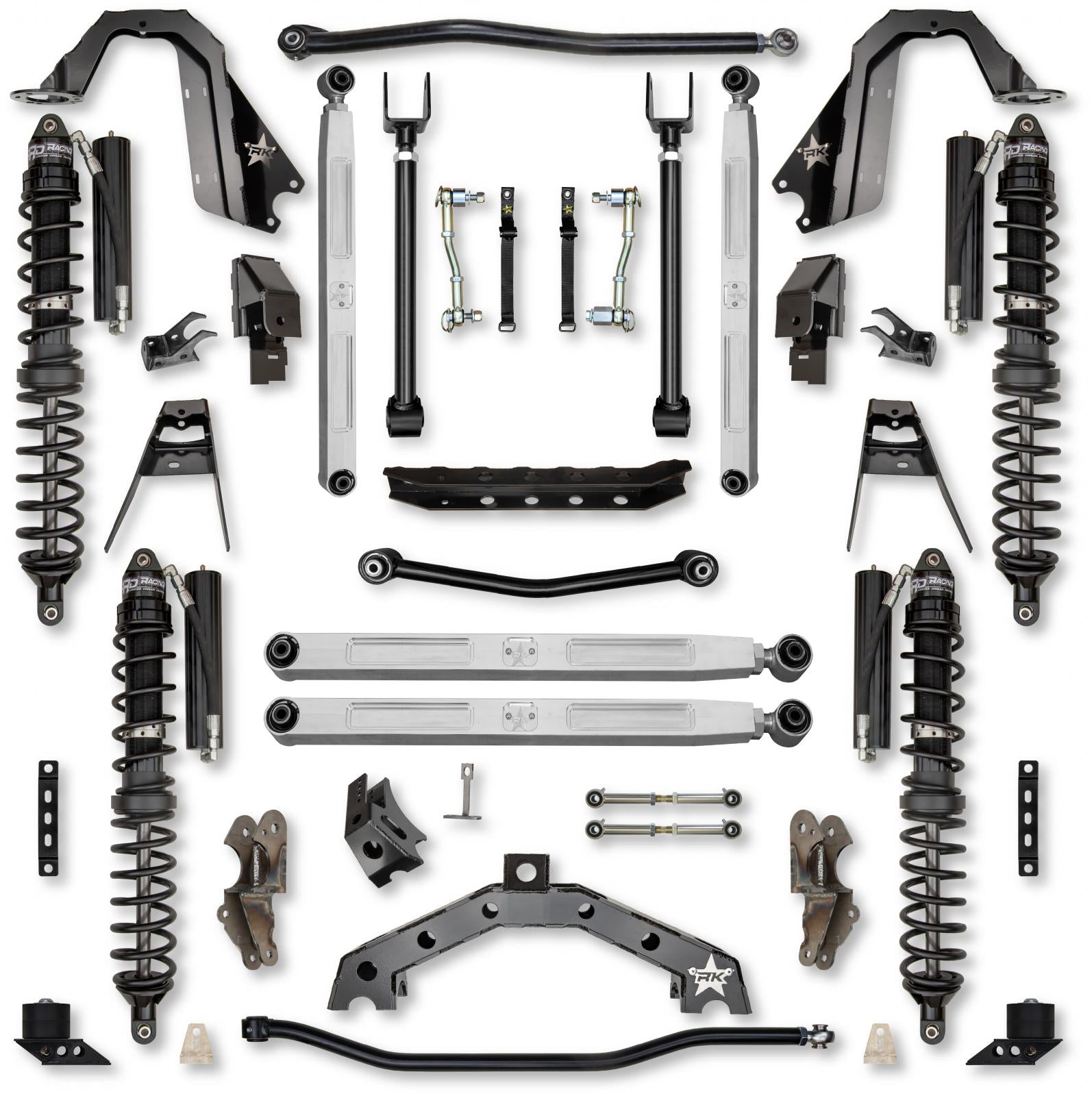 3.5 Inch T-REX Pro Elite Coilover Suspension System for Jeep Wrangler JL Gas Models Trail Runner System Stage 1 Rock Krawler