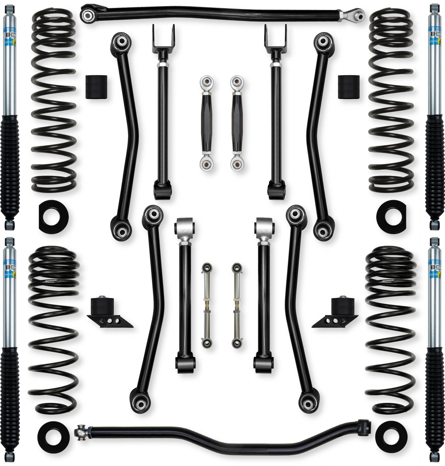 3.5 Inch Ultimate Adventure No Limits Mid-Arm Suspension System for Jeep Wrangler JLU 392 Models Rock Krawler-1