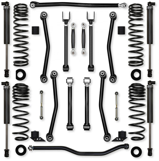 3.5 Inch Ultimate Adventure No Limits Mid-Arm Suspension System for Jeep Wrangler JLU 392 Models Rock Krawler