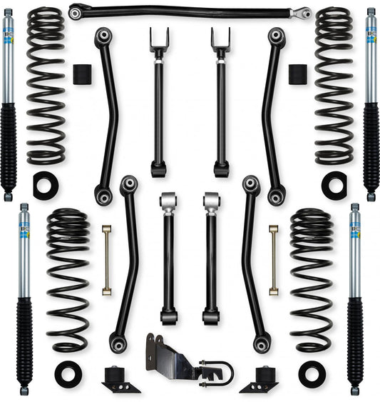 3.5 Inch Ultimate Adventure Mid-Arm Suspension System for Jeep Wrangler JLU Gas Models Rock Krawler-1