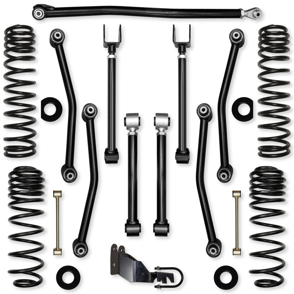 3.5 Inch Ultimate Adventure Mid-Arm Suspension System for Jeep Wrangler JLU Diesel Models Rock Krawler-2