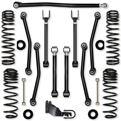 3.5 Inch Ultimate Adventure Mid-Arm Suspension System for Jeep Wrangler JLU Diesel Models Rock Krawler-2