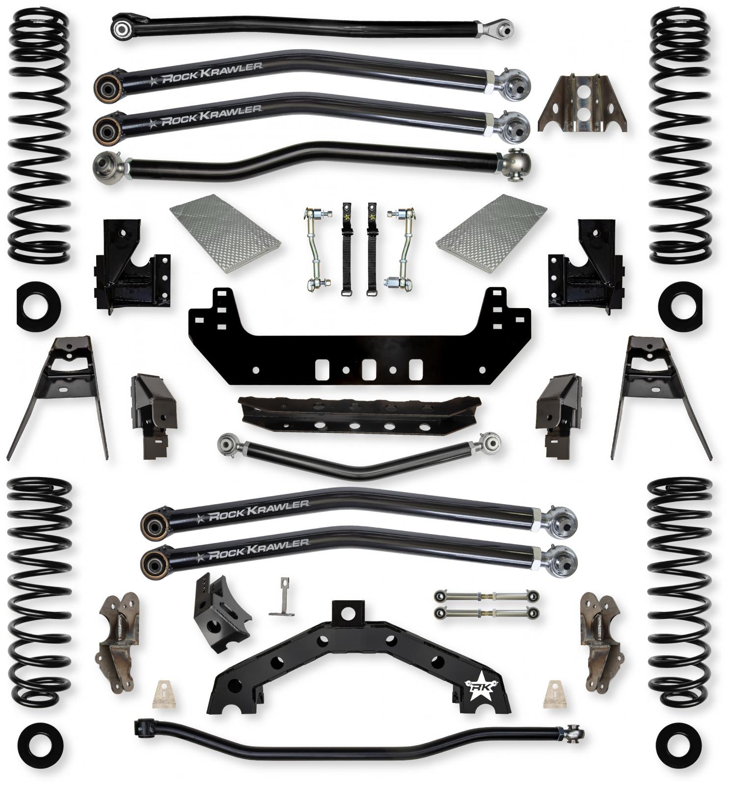 3.5 Inch X-Factor X2 Long-Arm Suspension System for Jeep Wrangler JL Gas Models Rock Krawler-2