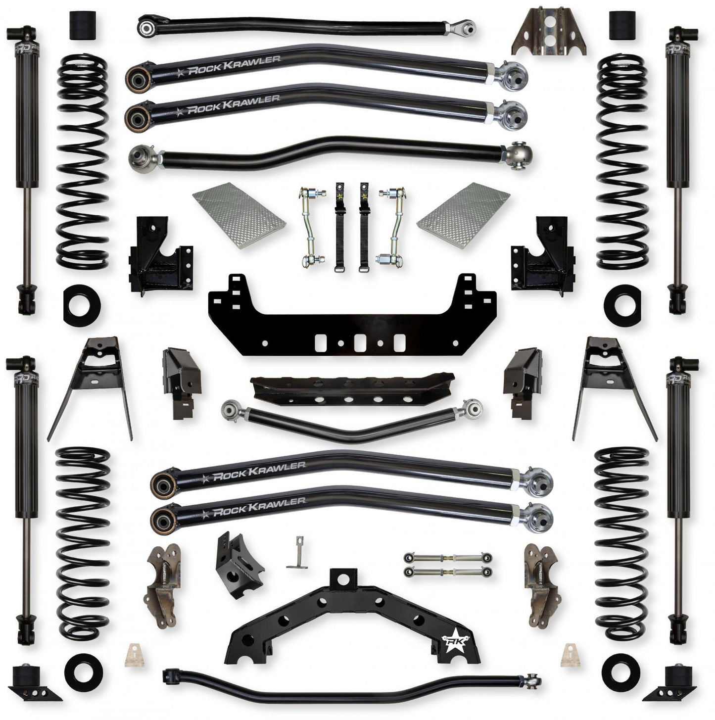 3.5 Inch X-Factor X2 Long-Arm Suspension System for Jeep Wrangler JL Gas Models Rock Krawler
