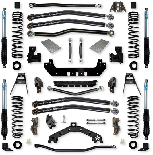 3.5 Inch X-Factor X2 No Limits Long-Arm Suspension System for Jeep Wrangler JLU Gas Models Rock Krawler-1