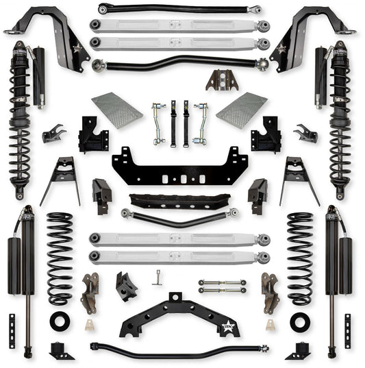 3.5 Inch X-Factor X2 Pro Elite Coilover Long-Arm Suspension System for Jeep Wrangler JL Gas Models Comp Stage 1 Rock Krawler