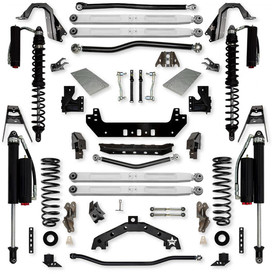 3.5 Inch X-Factor X2 Pro Elite Coilover Long-Arm Suspension System for Jeep Wrangler JL Gas Models Comp System Stage 2 Rock Krawler
