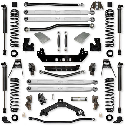 3.5 Inch X-Factor X2 Pro Elite No Limits Long-Arm Suspension System for Jeep Wrangler JLU 392 Models Rock Krawler