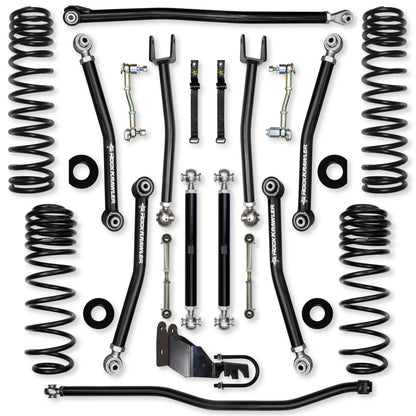 3.5 Inch X-Factor Mid-Arm Suspension System for Jeep Wrangler JLU Diesel Models Rock Krawler-2