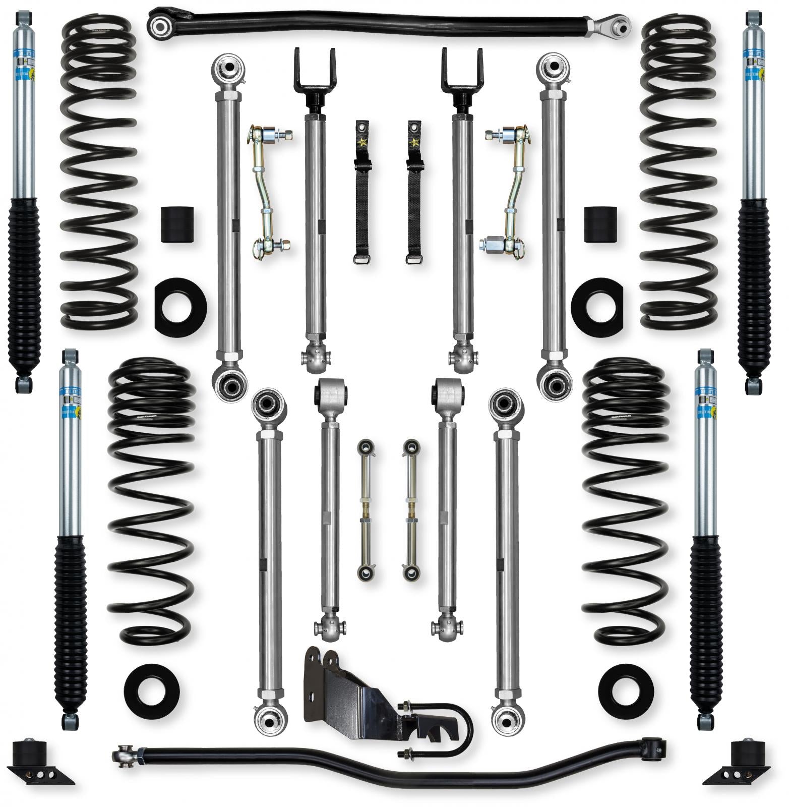 3.5 Inch X-Factor PRO Mid-Arm Suspension System for Jeep Wrangler JL Gas Models Rock Krawler-1