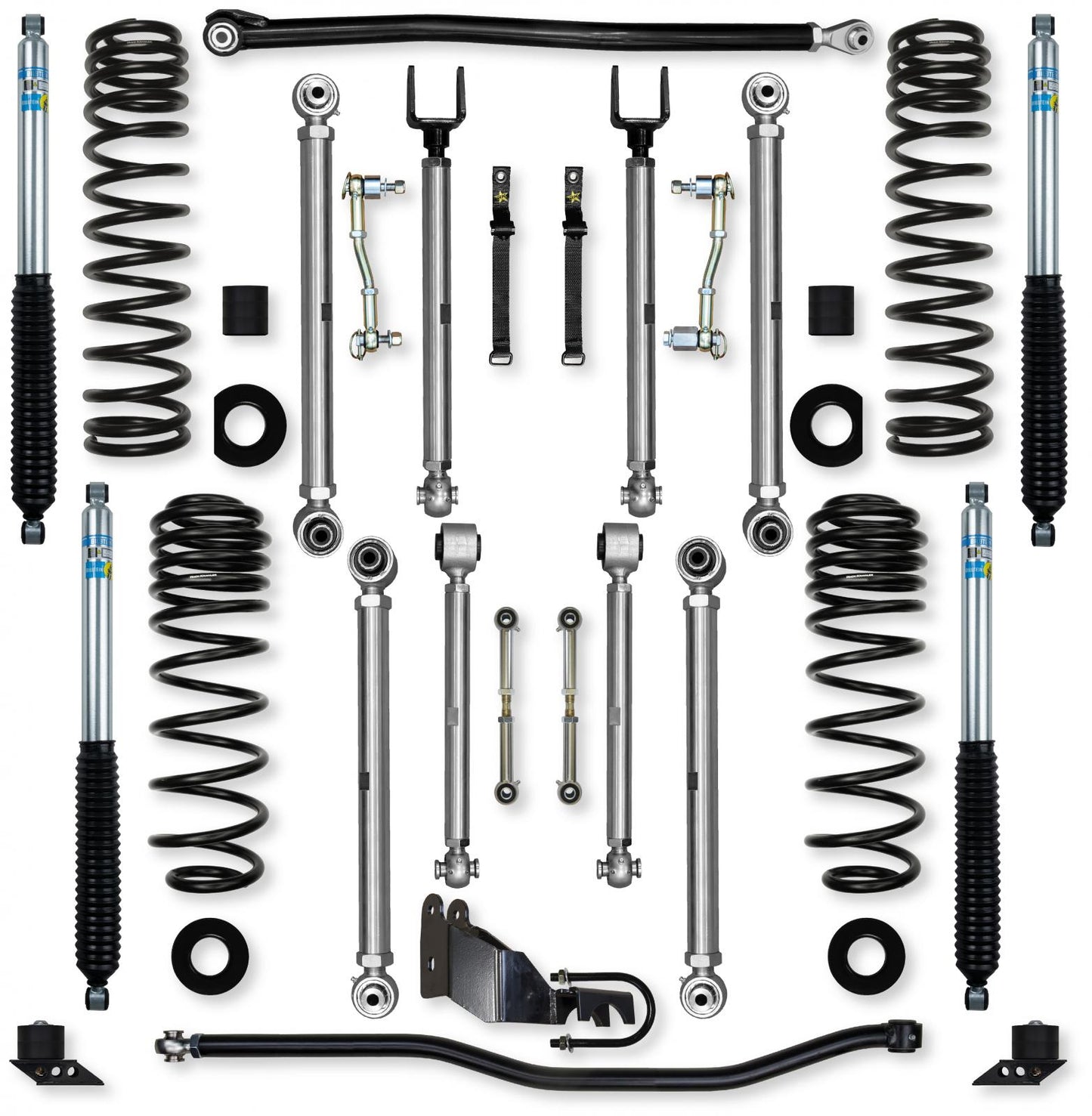 3.5 Inch X-Factor PRO Mid-Arm System for Jeep Wrangler JLU 4XE Models Rock Krawler-1