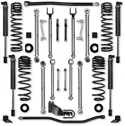 3.5 Inch X-Factor PRO Mid-Arm System for Jeep Wrangler JLU 4XE Models Rock Krawler