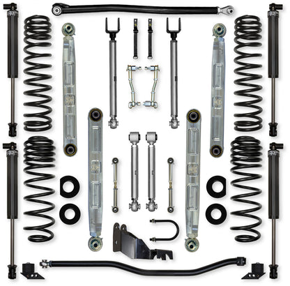 3.5 Inch X-Factor Pro Elite Mid-Arm Suspension System for Jeep Wrangler JL Gas Models Rock Krawler