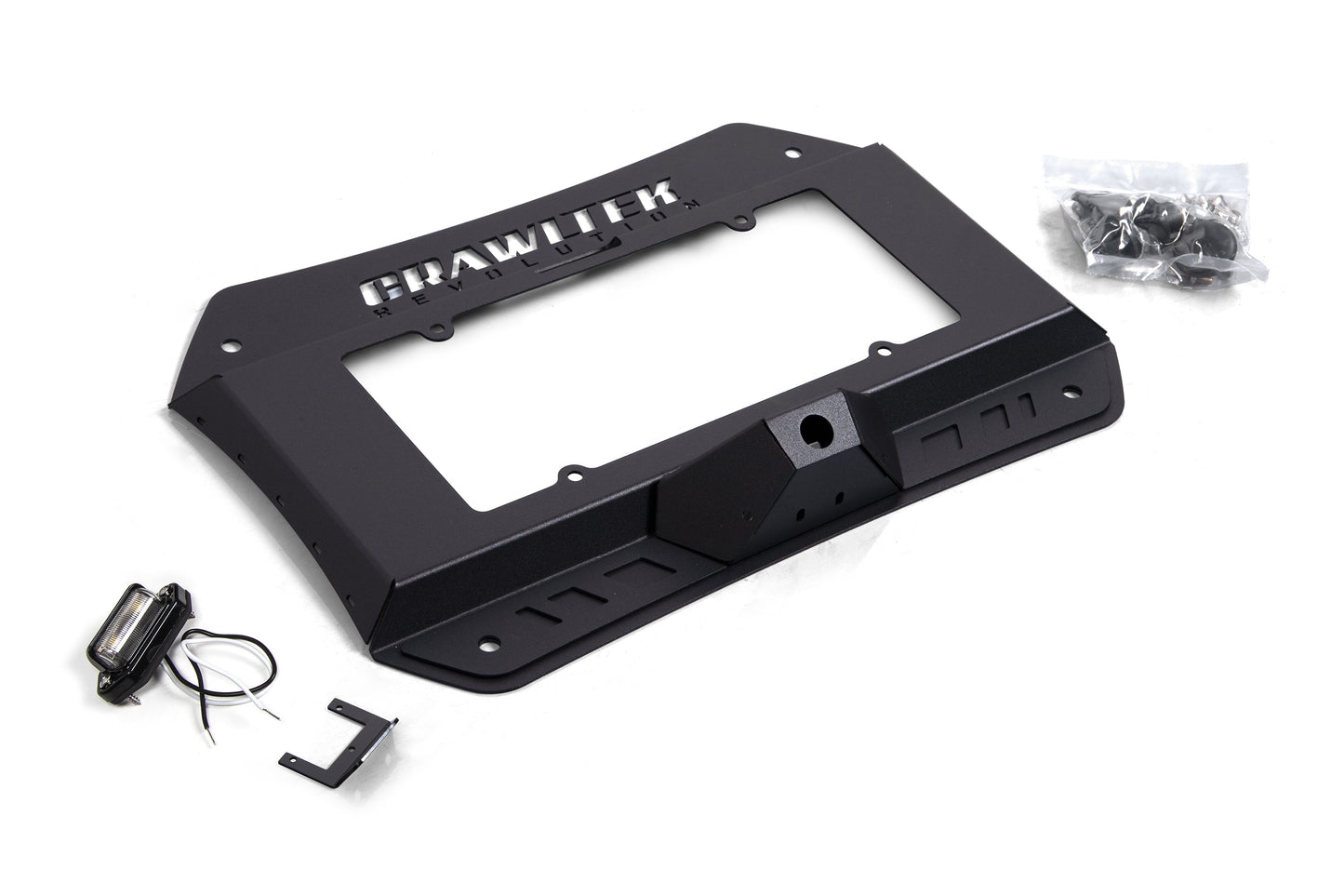 Tailgate Plate / License Plate Relocation | Jeep Wrangler JL CrawlTek Revolution