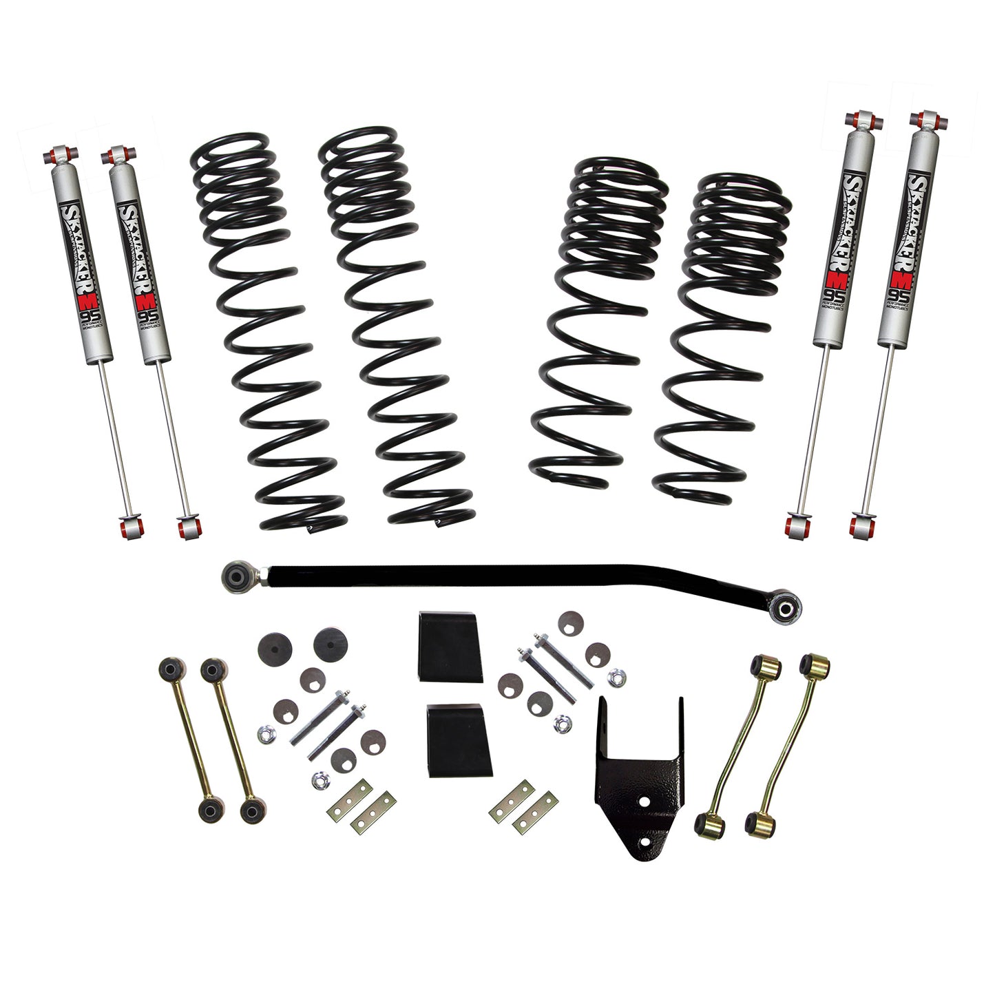 Jeep JL Diesel 3.5-4.0 Inch Dual Rate Long Travel Suspension Lift W/M95 Monotube 9500 2020 Wrangler JL Skyjacker