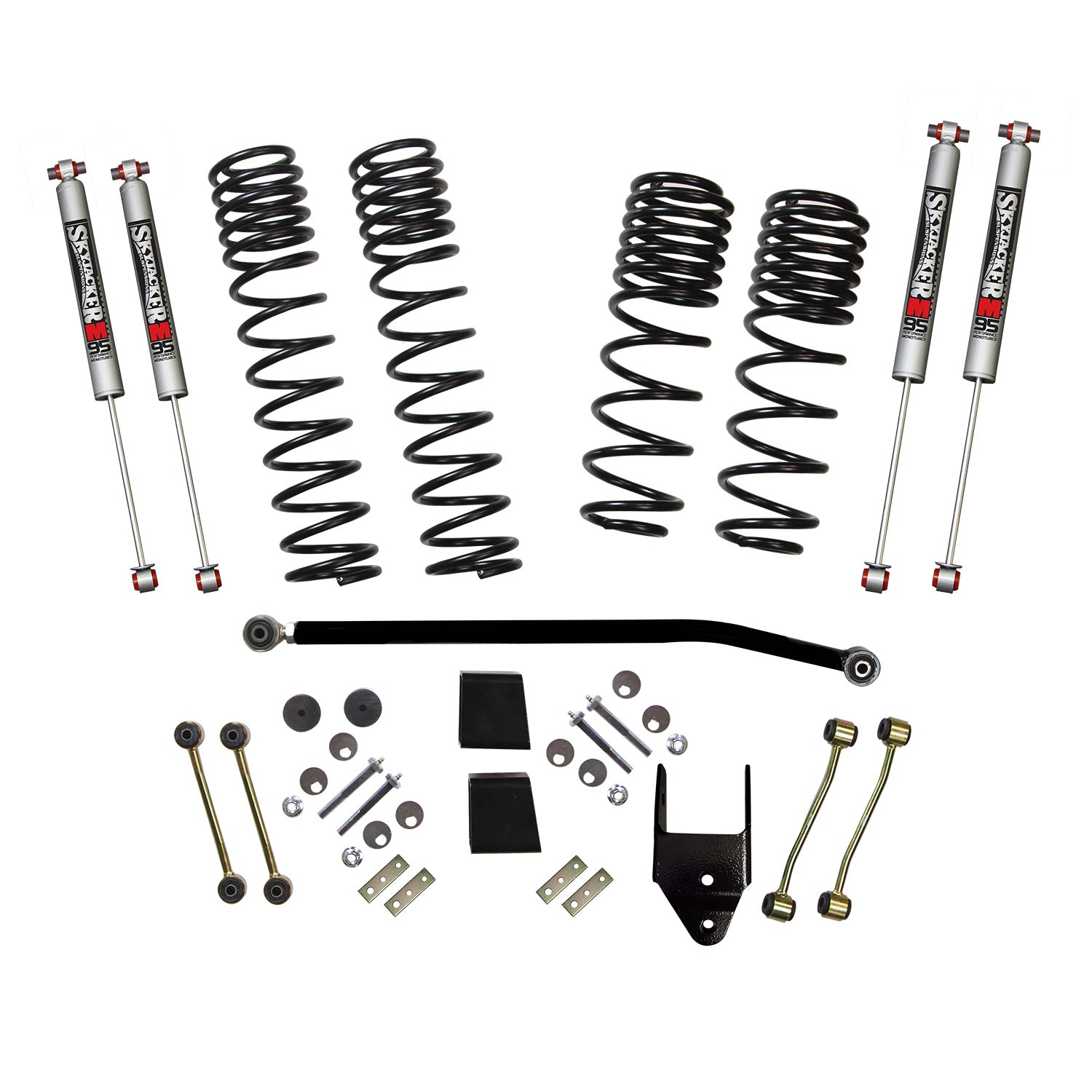 Jeep JL Diesel 3.5-4.0 Inch Dual Rate Long Travel Suspension Lift W/M95 Monotube 9500 2020 Wrangler JL Skyjacker