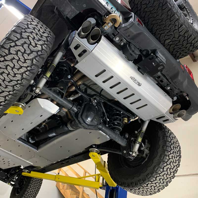 Artec Industries JLU 392 Muffler and Tip Skid Artec Industries