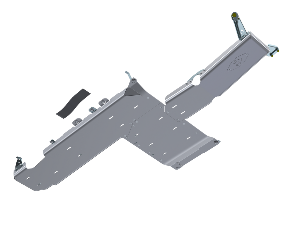 JLU Full Bellypan with Oil Door - 4 Door 3.6L Aluminum PRE-2018 Artec Industries-1