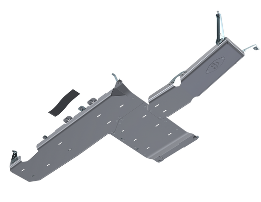 JLU Full Bellypan With Oil Door - 4 Door 3.6L Aluminum 21-Present Artec Industries-1