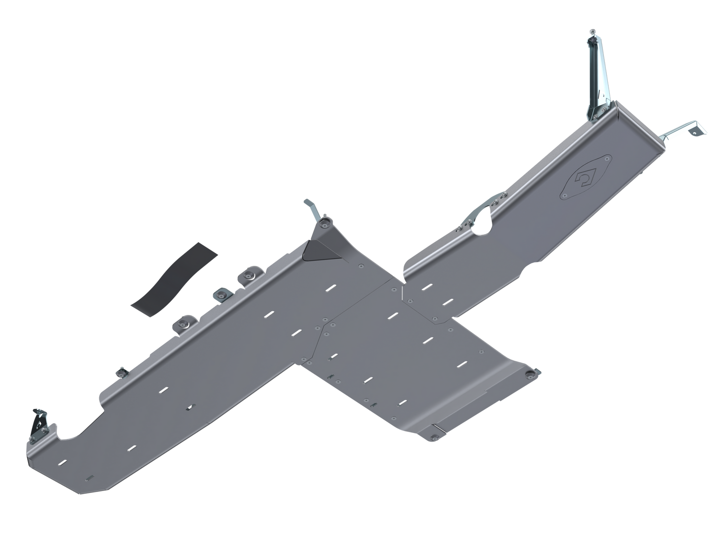 JLU Full Bellypan With Oil Door - 4 Door 3.6L Aluminum 21-Present Artec Industries-1