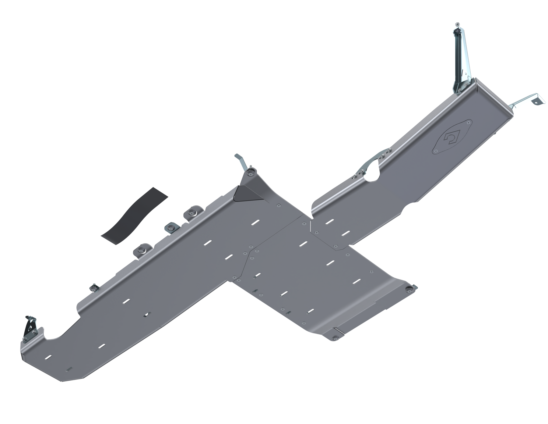 JLU Full Bellypan With Oil Door - 4 Door 3.6L Aluminum 21-Present Artec Industries-1