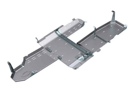 JLU Full Bellypan With Oil Door - 4 Door 3.0L Diesel Aluminum Artec Industries-1