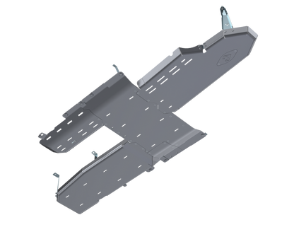 JLU Full Bellypan With Oil Door - 4 Door 3.0L Diesel Aluminum Artec Industries-2