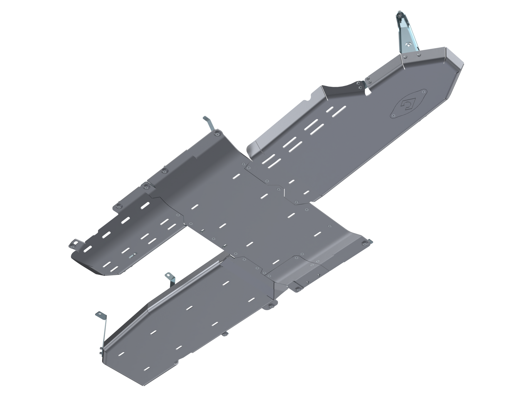JLU Full Bellypan With Oil Door - 4 Door 3.0L Diesel Aluminum Artec Industries-2