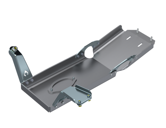 JLU Oil Skid Only With Oil Door 2 and 4 Door 3.6L Aluminum 18-Up Artec Industries-1