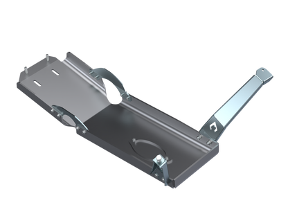 JLU Oil Skid Only With Oil Door - 2 and 4 Door 3.6L Aluminum 21-Present Artec Industries-1