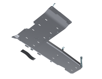JLU T-Case/Fuel Skid Kit Only - 4 Door 3.6L, 2.0L, 392 Hemi - Aluminum 18-Present Artec Industries-1
