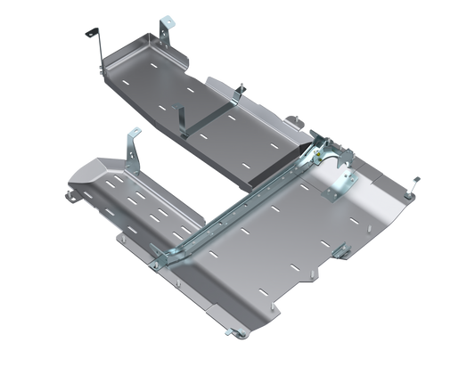 Artec Industries JLU T-Case/Fuel Skid/ DPF Only -  4 Door 3.0L Diesel Aluminum Artec Industries