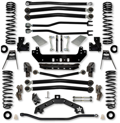 4.5 Inch Adventure X2 Long-Arm Suspension System for Jeep Wrangler JL Gas Models Rock Krawler-2