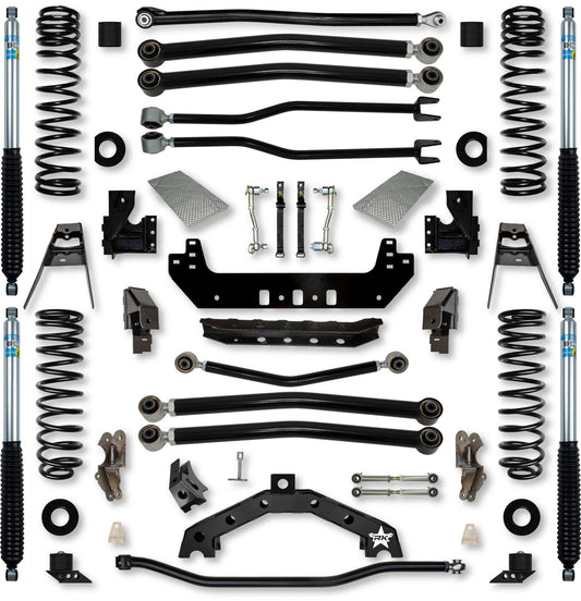 4.5 Inch Adventure X2 Long-Arm Suspension System for Jeep Wrangler JL Gas Models Rock Krawler-1
