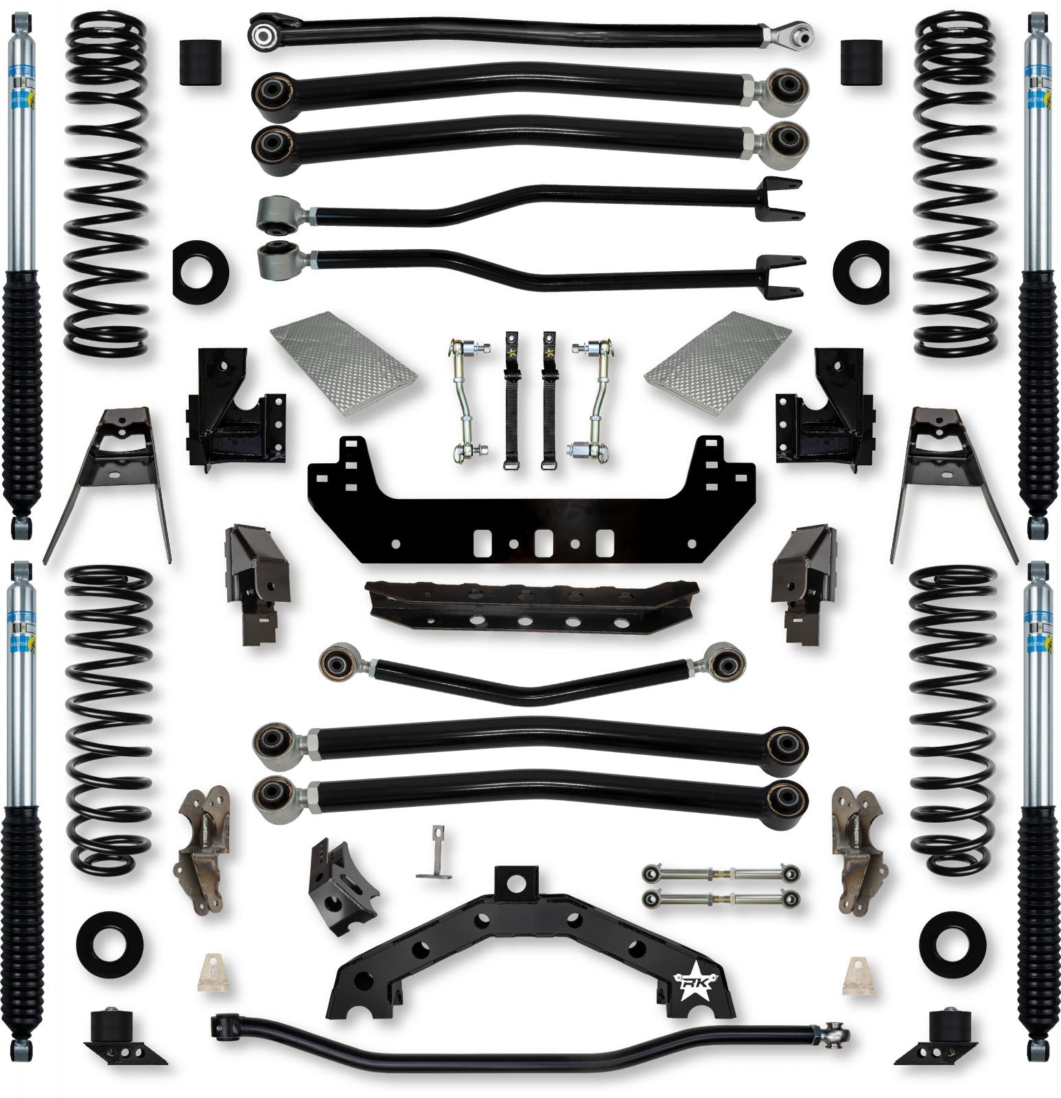 4.5 Inch Adventure X2 Long-Arm Suspension System for Jeep Wrangler JL Gas Models Rock Krawler-1