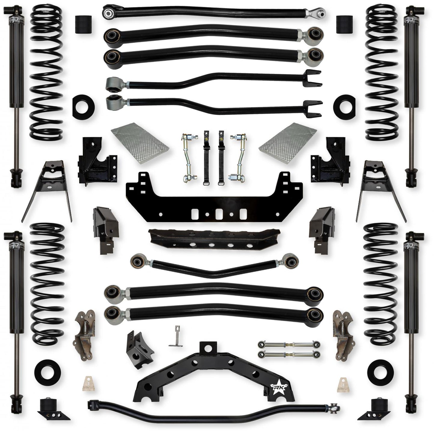 4.5 Inch Adventure X2 Long-Arm Suspension System for Jeep Wrangler JL Gas Models Rock Krawler