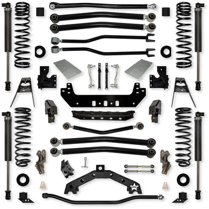4.5 Inch Adventure X2 Long-Arm Suspension System for Jeep Wrangler JL Gas Models Rock Krawler