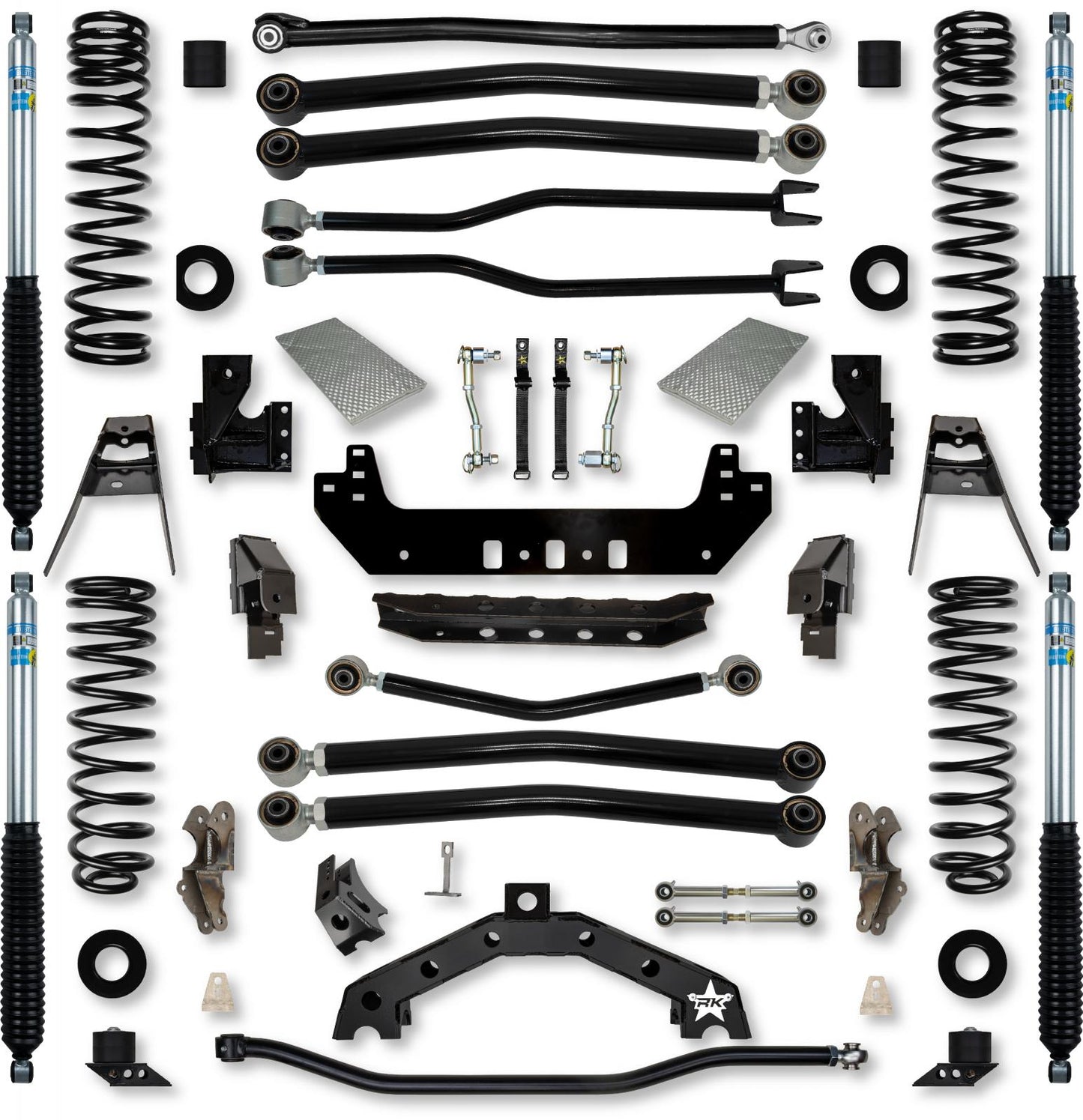 4.5 Inch Adventure X2 Long-Arm Suspension System for Jeep Wrangler JLU Gas Models Rock Krawler-1