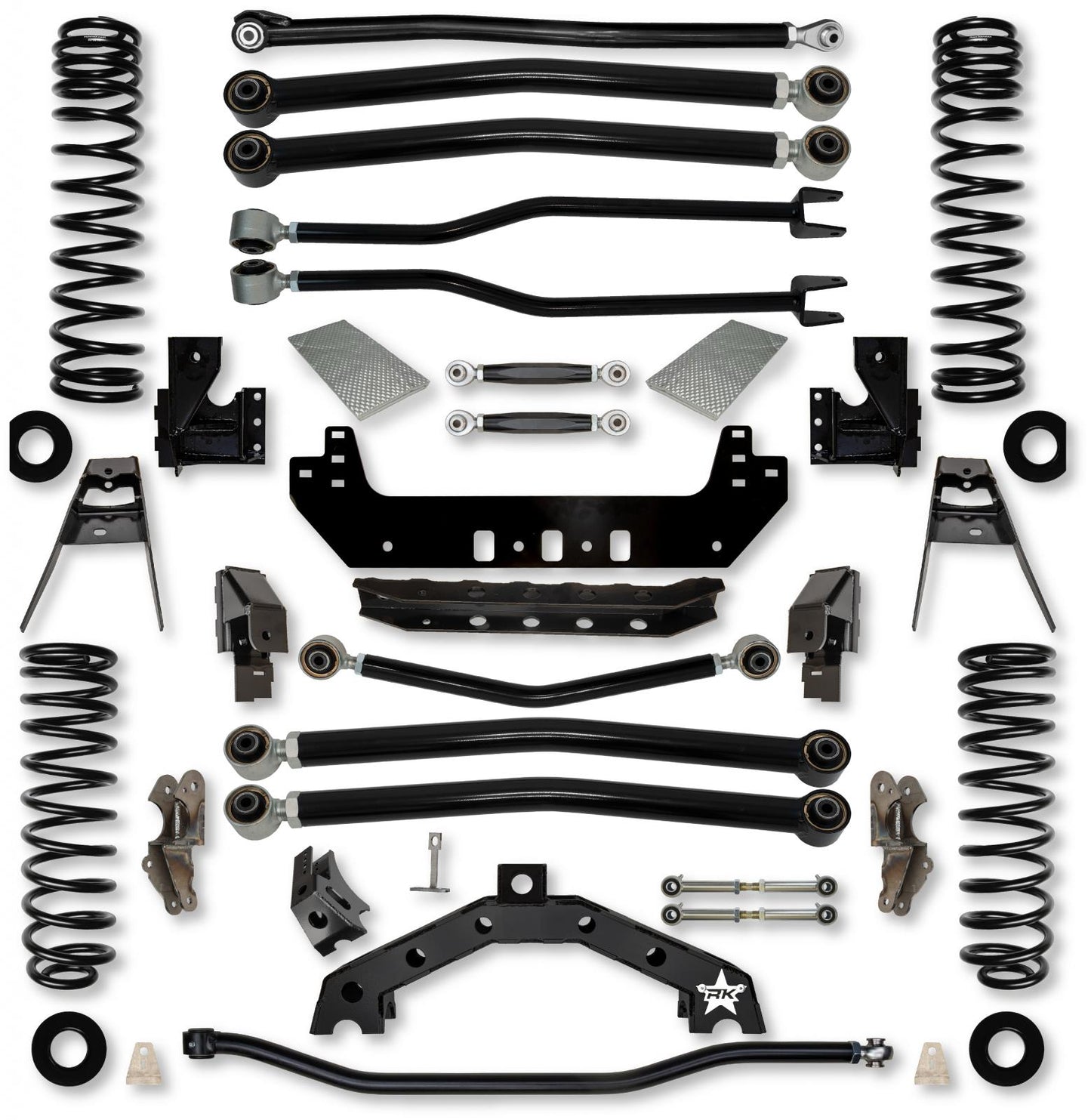 4.5 Inch Adventure X2 No Limits Long-Arm Suspension System for Jeep Wrangler JL Gas Models Rock Krawler-2