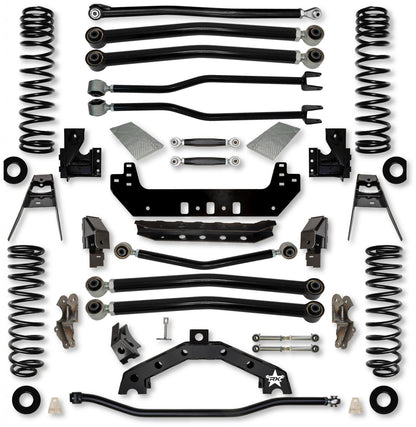 4.5 Inch Adventure X2 No Limits Long-Arm Suspension System for Jeep Wrangler JL Gas Models Rock Krawler-2