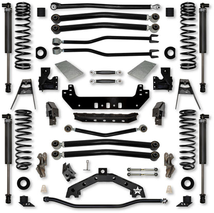 4.5 Inch Adventure X2 No Limits Long-Arm Suspension System for Jeep Wrangler JL Gas Models Rock Krawler